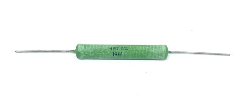 KIT COM 10 PEÇAS - RESISTOR 4R7 10W AC10 AXIAL
