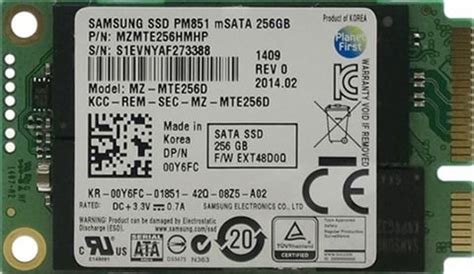 Samsung PM851 MZ-MTE256HMHP 256GB mSATA - CeX (UK): - Buy, Sell, Donate