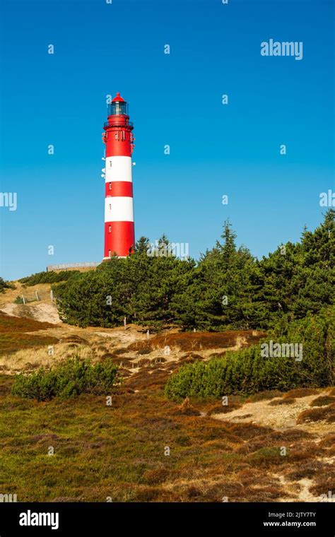 Amrum Lighthouse, Amrum Island, North Sea, Schleswig-Holstein, Germany Stock Photo - Alamy