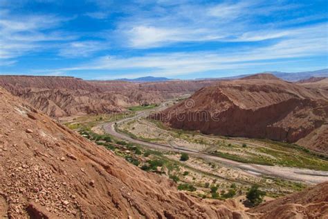 Atacama Desert Oasis Landscape Stock Photo - Image of beauty, driest ...