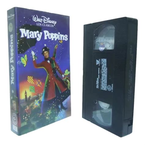 Mary Poppins Vhs Cl Sicos De Walt Disney Originales En Coyoac N