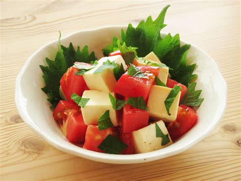 ｢トマトと豆腐のサラダ｣