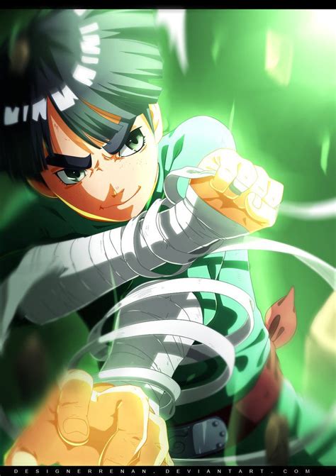 Rock Lee Lotus Primary And Video Rock Lee Naruto Lee Naruto Rock Lee