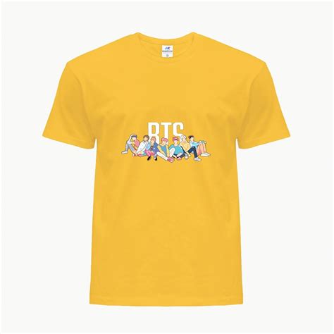 Детская футболка для девочек БТС (BTS) (25186-1061-13) 88-104 см Хлопок ...