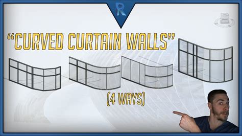 How To Make A Curved Curtain Wall Revit YouTube