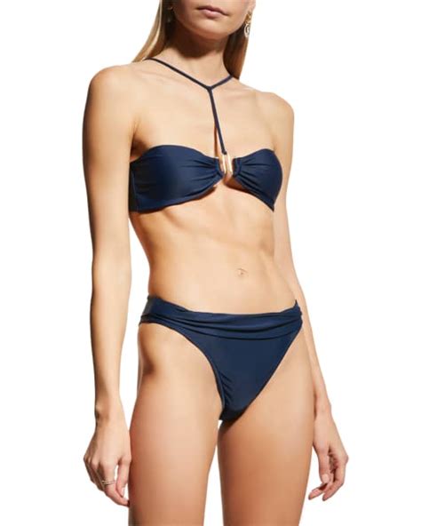 Cult Gaia Ceres Halter Bikini Top Neiman Marcus