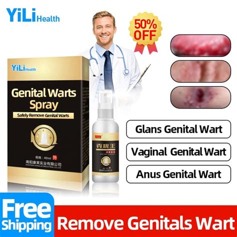 Genital Wart Remover Condyloma Papillomas Removal Hpv Female Male Penis Anus Warts Private