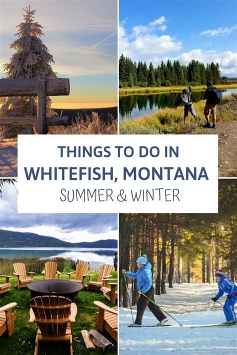 Top Things To Do In Whitefish Montana In Every Season National Park