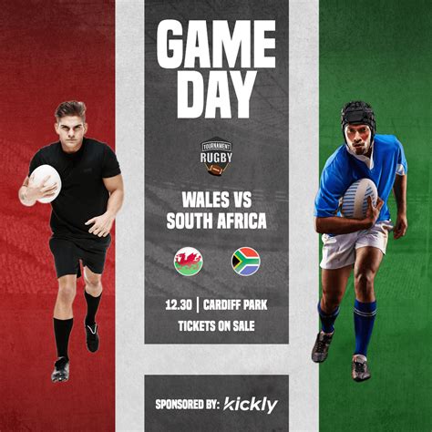 Rugby Game Day Graphic Template - Kickly