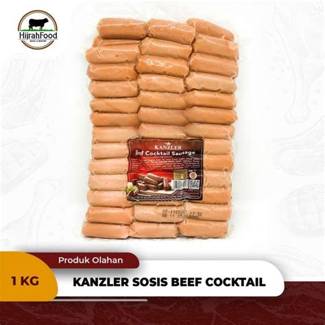 Jual Kanzler Beef Cocktail Sausage Sosis Sapi Breakfast Kg Di