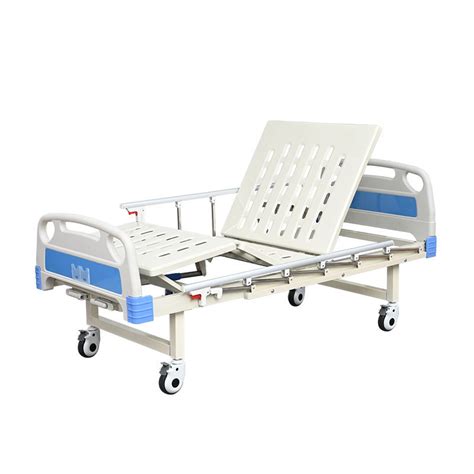 Double Cranks Manual Medical Equipment Two Functions Hospital Bed Price