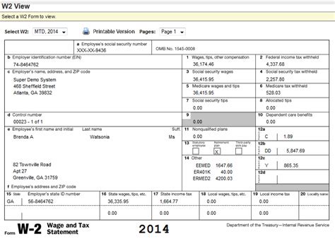 W2 Income Calculation Worksheets Excel