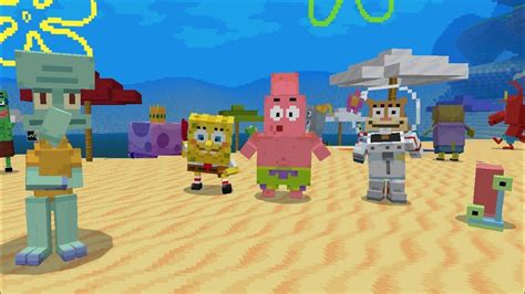 Keliling Kota Bikini Bottom Minecraft Spongebobsquarepants Patrick Squidwardtentacles YouTube