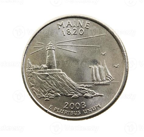 coin in a quarter of the US dollar 9491601 Stock Photo at Vecteezy