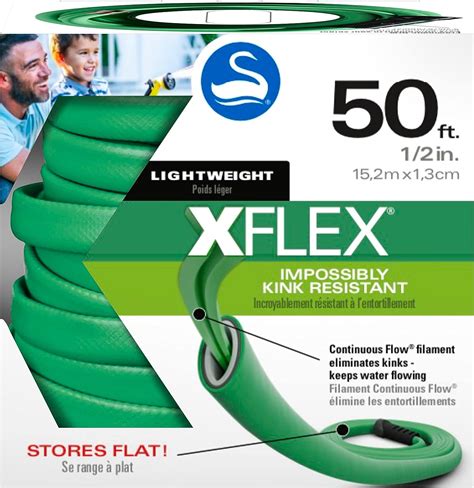 Amazon Swan CSNXF12050 XFlex Garden Hose Blue Patio Lawn Garden