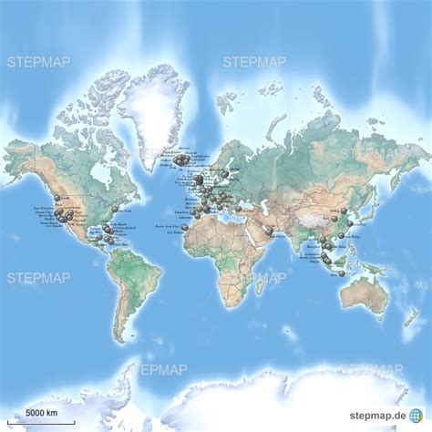 StepMap Welt 2 Landkarte für Welt