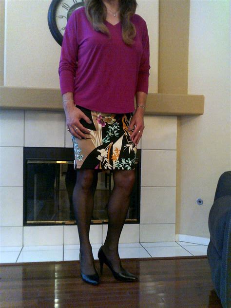 Pencil Skirt Crossdresser Heaven