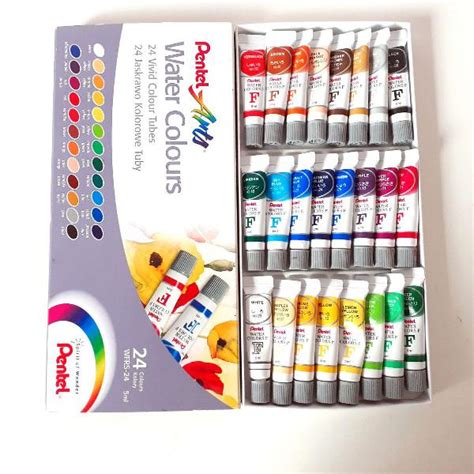 Tinta Aquarela Pentel Cores Water Colours Posot Class