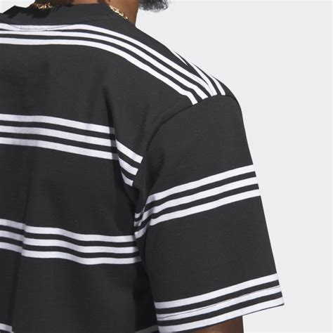 Adidas Engineered 3 Stripes Tee Black Adidas Lk