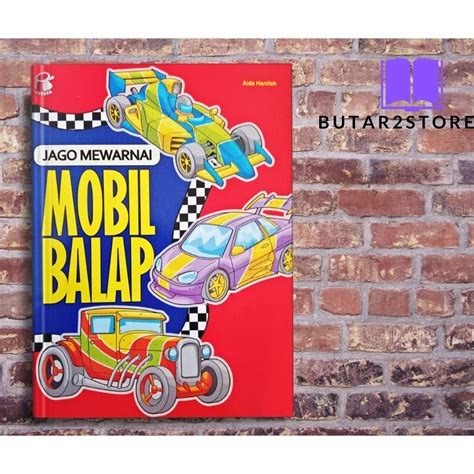 Jual BUKU JAGO MEWARNAI MOBIL BALAP Shopee Indonesia