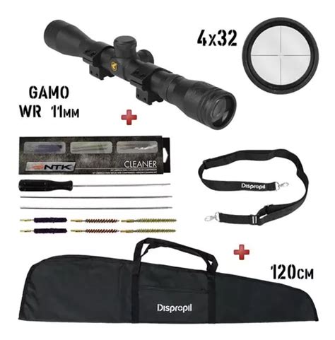 Carabina Luneta Gamo Espingarda X Wr Kit Completo Venda Em