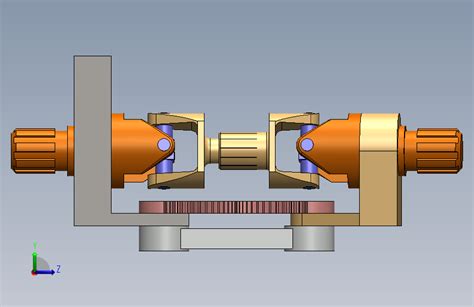 Double Cardan Universal Joint双联式万向节机构3d图纸 Solidworks设计 Solidworks 2022