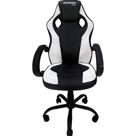 Cadeira Gamer Mx Giratoria Preto E Branco Mymax Submarino