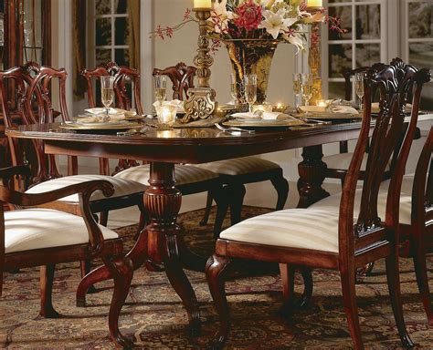 American Drew Cherry Grove Classic 46 X 76 Antique Pedestal Table Ad792744r