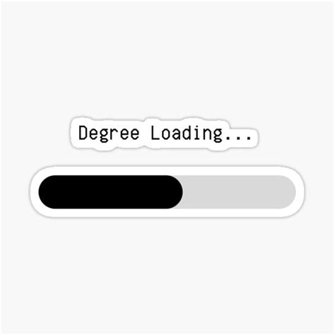 Degree Loading Sticker For Sale By Soulcloudstudio Redbubble