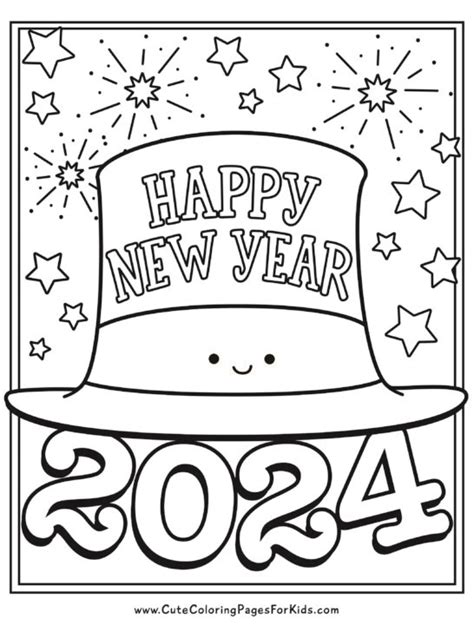 Happy New Year 2024 Free Printable - Ailey Arlinda