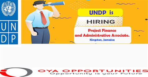 Internship Project Finance And Administrative Associate In Undp Oya