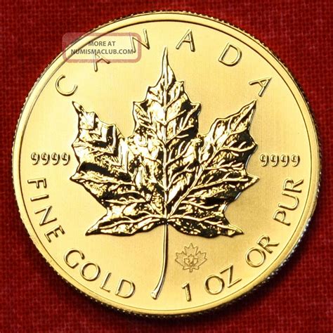 Canadian Gold Maple Leaf 2014 1 Oz 999 Bu Great Collector Coin Gift