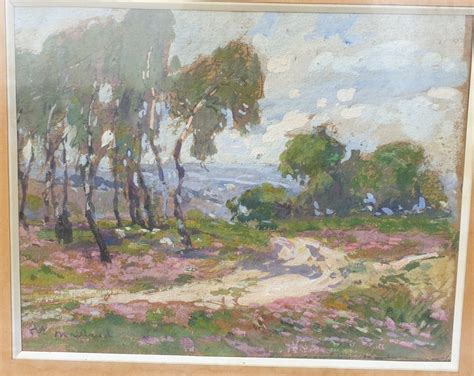 Proantic Fernand Maillaud Landscape Gouache 1863 1948