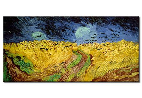 Riproduzione Campo Di Grano Con Volo Di Corvi Vincent Van Gogh