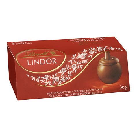 Lindor milk chocolate 36g 3 chocolates irresistibly smooth - Mart31