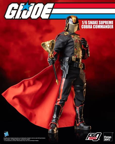 G I Joe FigZero Snake Supreme Cobra Commander 1 6 Scale BBTS Exclusive