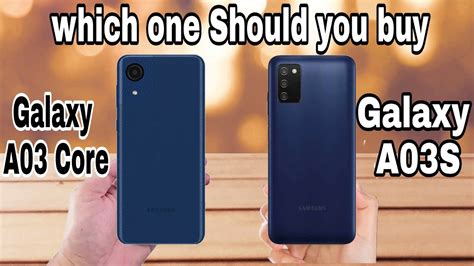 Samsung Galaxy A03 Core Vs Samsung Galaxy A03s Comparison Price Specification Features