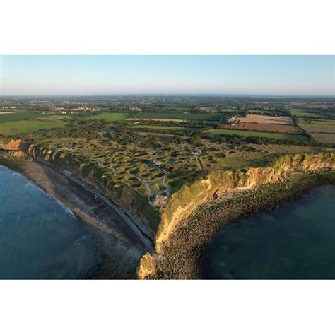 Tableau Sur Toile Pointe Du Hoc 65x97 Cm Couleur Vert Toile Ceanothe