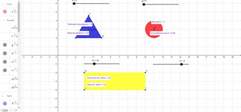 Perimetro Y Area De Figuras Planas Geogebra