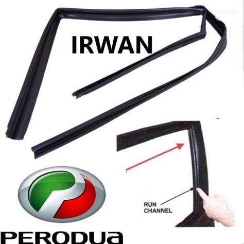 Original Perodua Myvi Lagi Best Icon Front Rear Door Glass Run