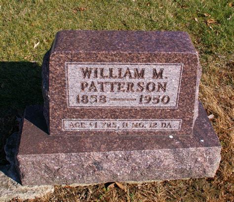 William Monroe Patterson 1858 1950 Find A Grave Memorial