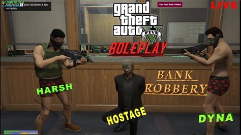 Gta Roleplay Live Bank Robbery Police Chase Code Red