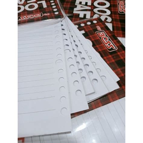 Jual Isi Binder Big Boss A5 B5 50 Lembar Kertas Isi Ulang Bergaris