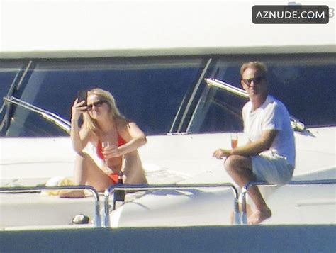 Jemma Donovan Sexy Seen With Jason Donovan Showing Off Her Hot Bikini Body On A Yacht In Sydney