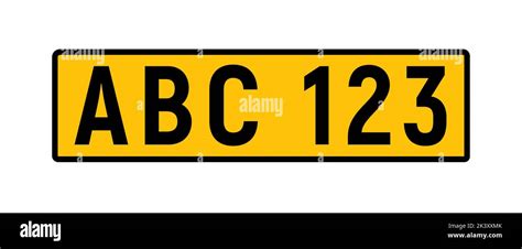 British uk car license plate template. GB car registration numberplate ...