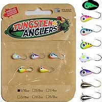 Thkfish Pcs Box Ice Fishing Jigs Set Ice Fishing Lures Walleye Jigs