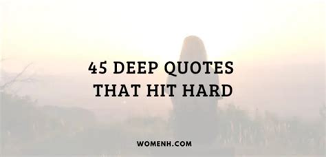 45 Deep Quotes That Hit Hard