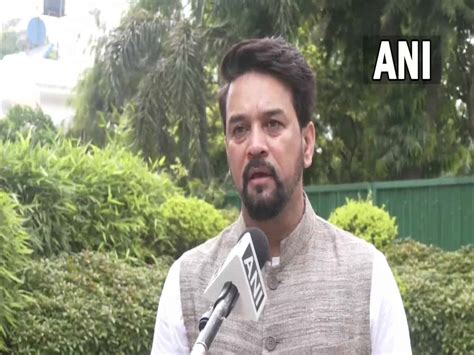 Tough Action To Be Taken On Vulgarity On Ott Anurag Thakur