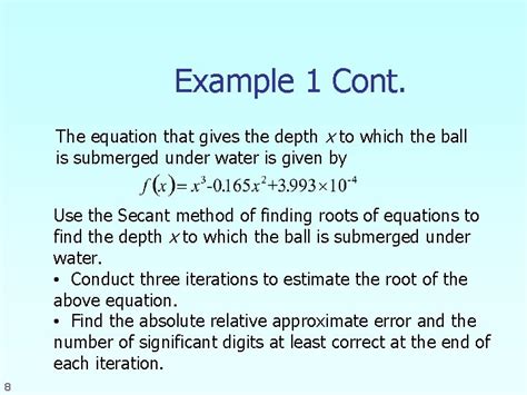 Secant Method Secant Method Derivation Newtons Method 1