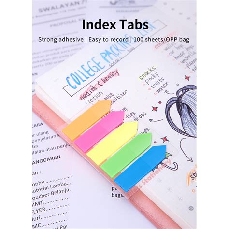 Jual Deli Index Mark Sign Here Memo Index Tempel Sticky Note Indeks